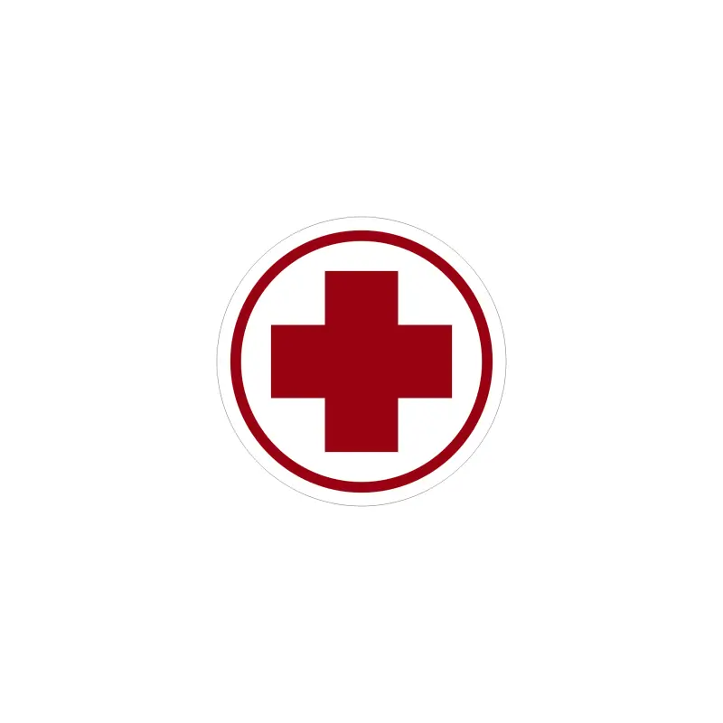 Medic, autocolant, dimensiune 90x90 mm, model 075
